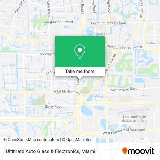 Ultimate Auto Glass & Electronics map