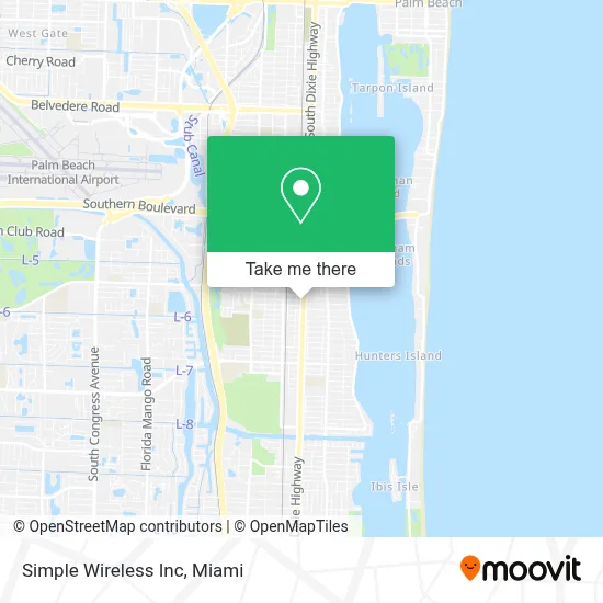 Simple Wireless Inc map