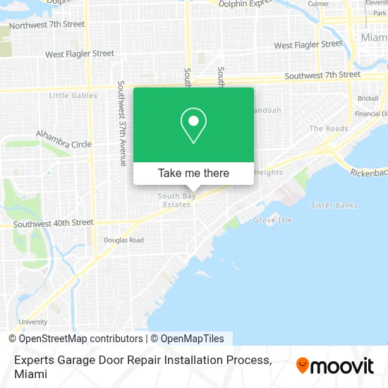 Experts Garage Door Repair Installation Process map