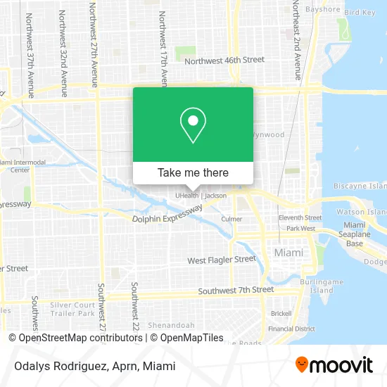 Odalys Rodriguez, Aprn map