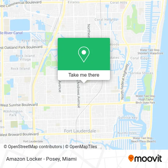 Amazon Locker - Posey map