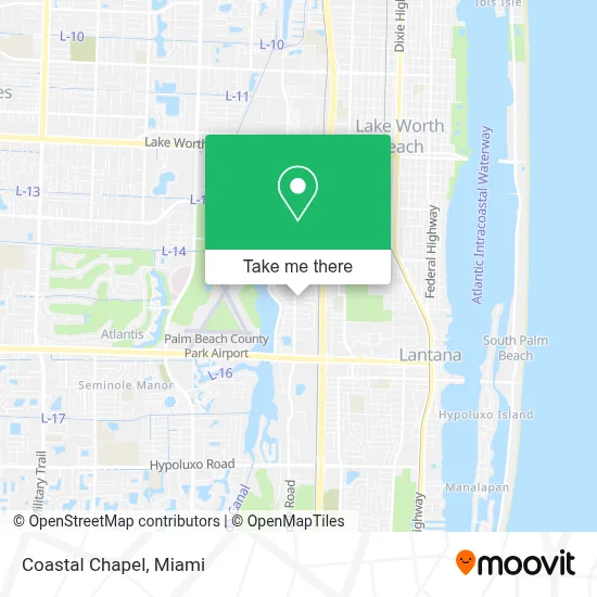 Coastal Chapel map