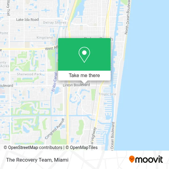 The Recovery Team map