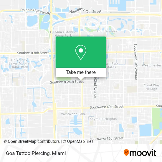 Goa Tattoo Piercing map