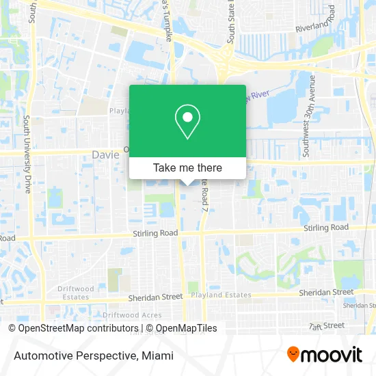 Automotive Perspective map