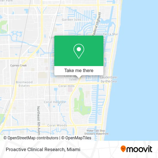 Proactive Clinical Research map