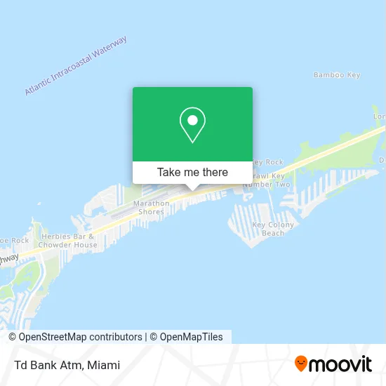 Td Bank Atm map
