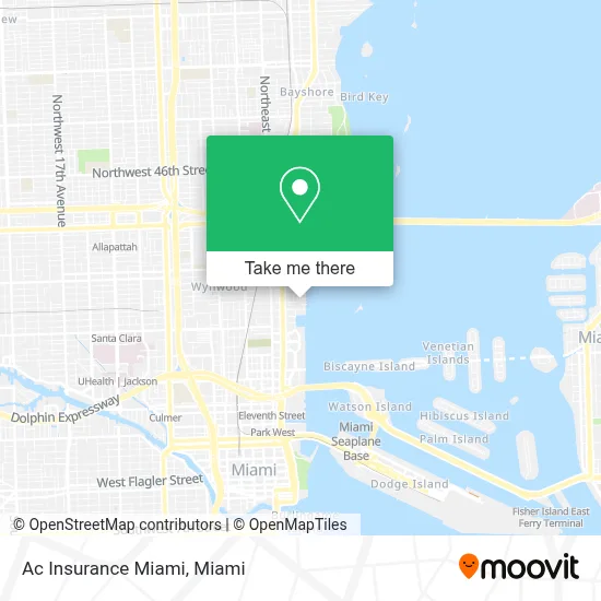 Ac Insurance Miami map