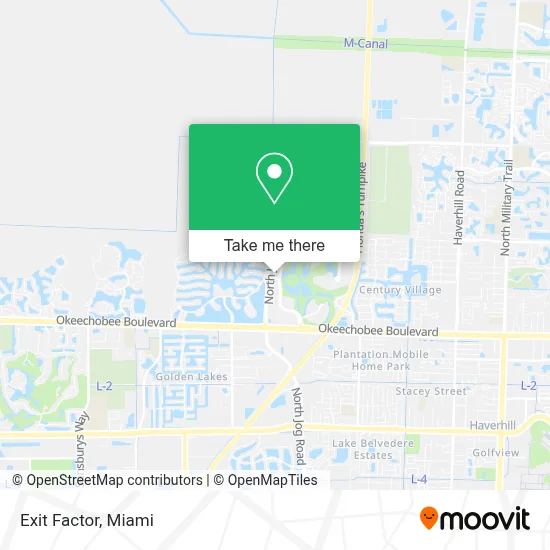Exit Factor map