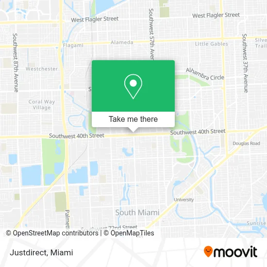 Justdirect map