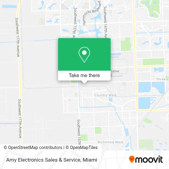 Amy Electronics Sales & Service map
