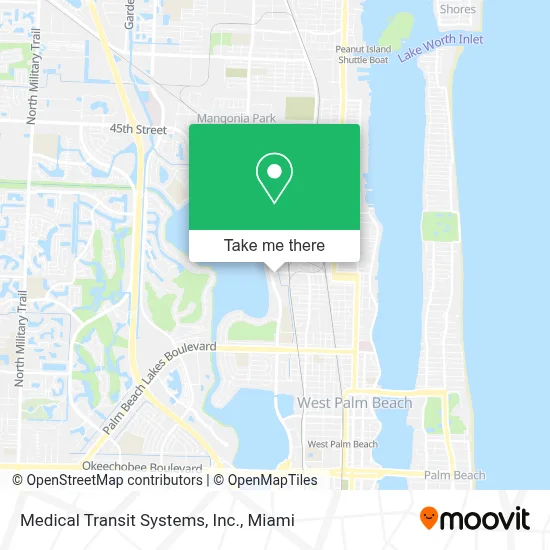Medical Transit Systems, Inc. map