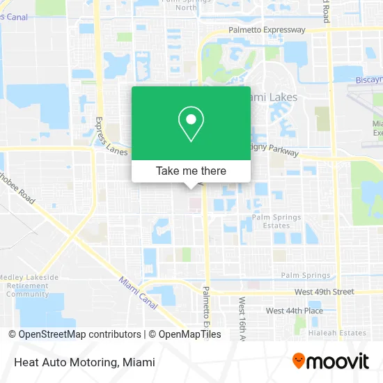 Heat Auto Motoring map