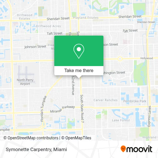 Symonette Carpentry map