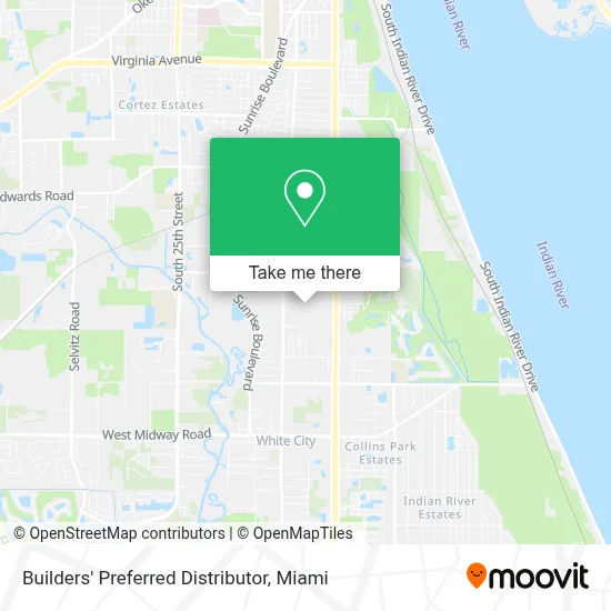 Builders' Preferred Distributor map