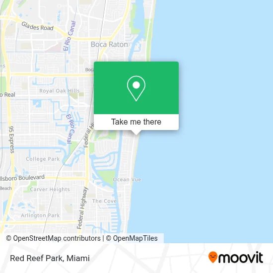 Red Reef Park map