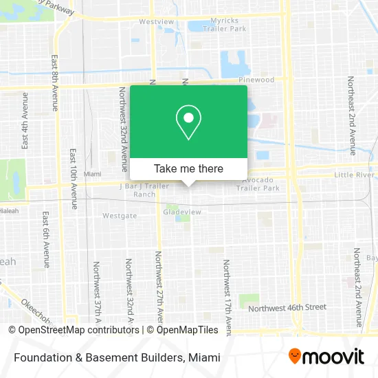 Foundation & Basement Builders map