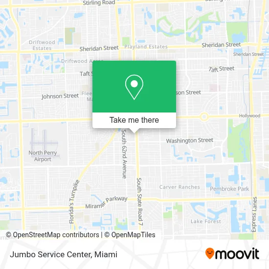 Jumbo Service Center map