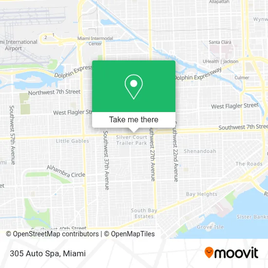 305 Auto Spa map
