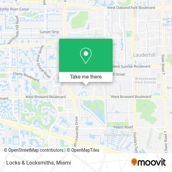 Locks & Locksmiths map