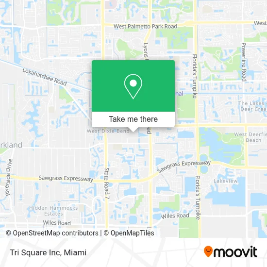 Tri Square Inc map