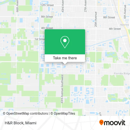 H&R Block map