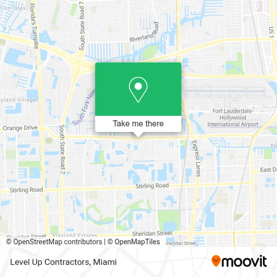 Level Up Contractors map