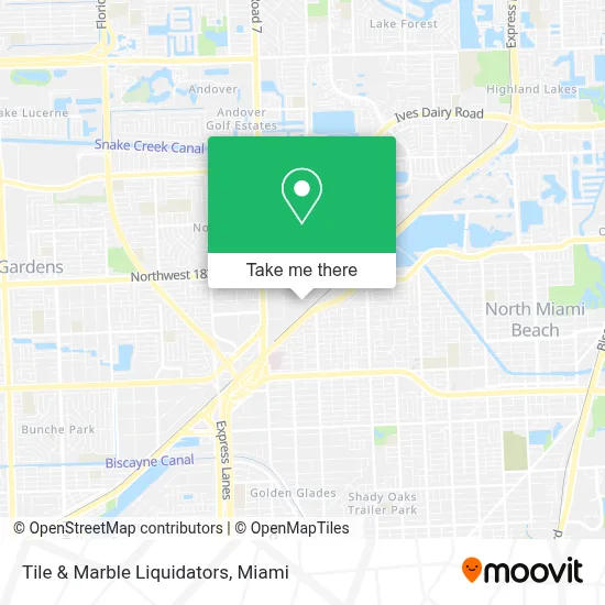 Tile & Marble Liquidators map