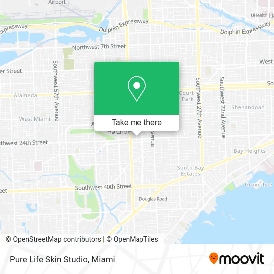 Pure Life Skin Studio map