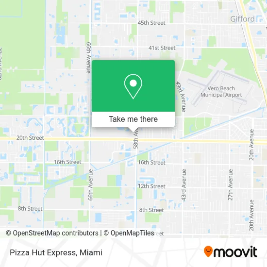Pizza Hut Express map