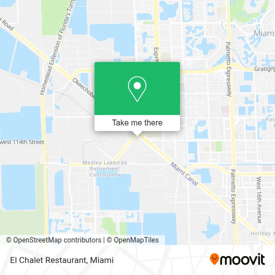 El Chalet Restaurant map