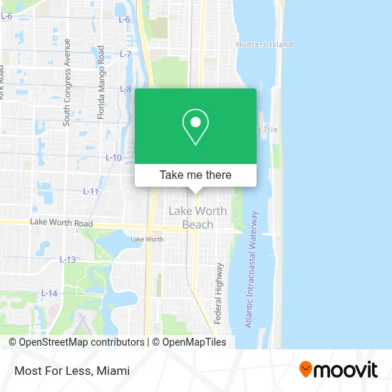 Most For Less map