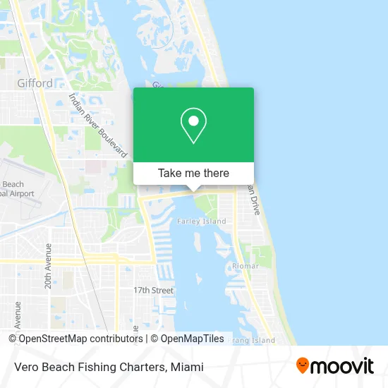 Vero Beach Fishing Charters map