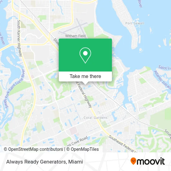 Always Ready Generators map