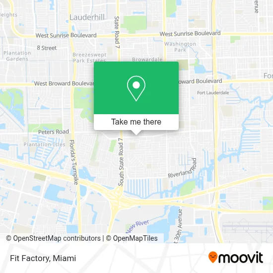 Fit Factory map