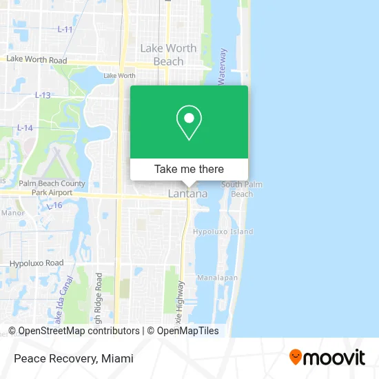Peace Recovery map