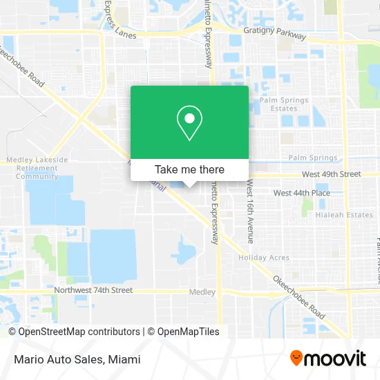 Mario Auto Sales map