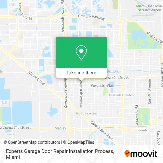 Experts Garage Door Repair Installation Process map