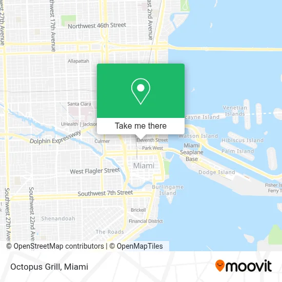 Octopus Grill map