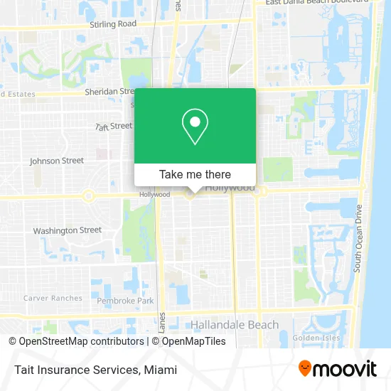 Tait Insurance Services map