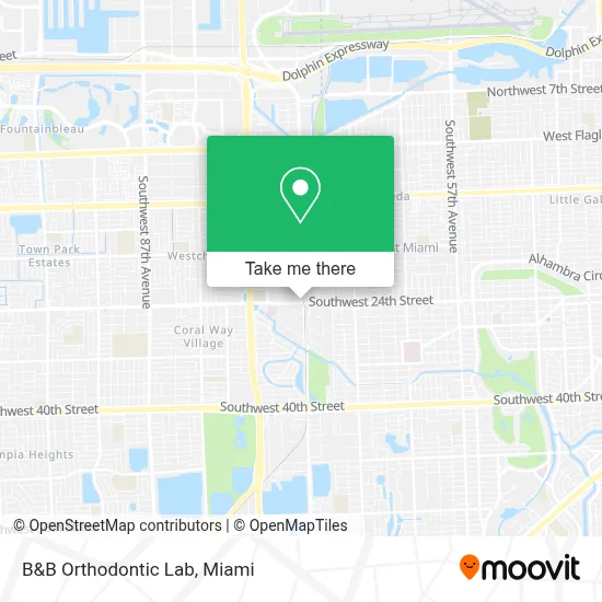 B&B Orthodontic Lab map