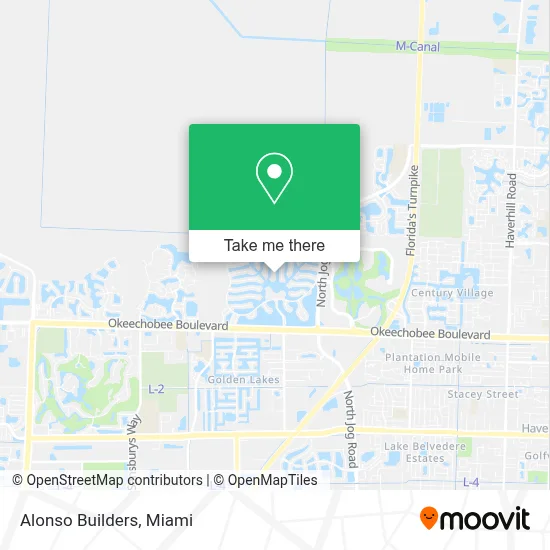 Alonso Builders map