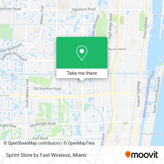 Sprint Store by Fast Wireless map