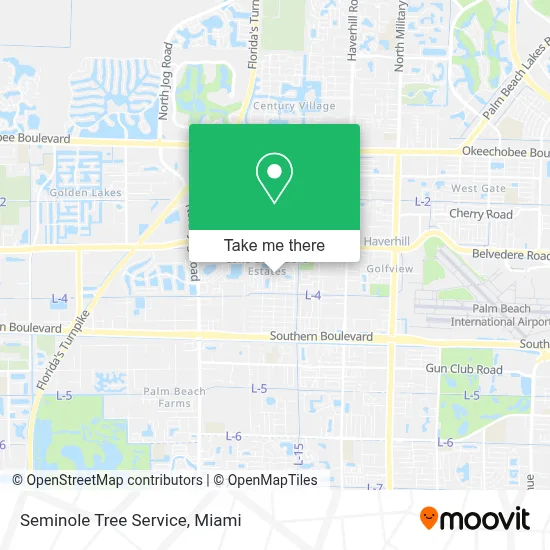 Seminole Tree Service map