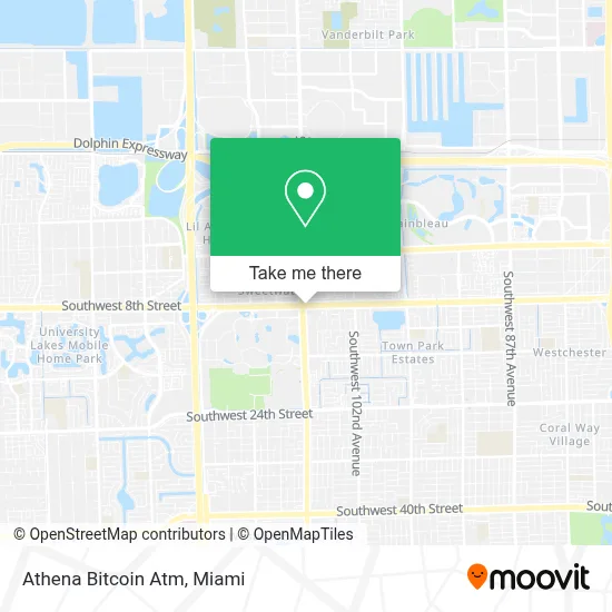 Athena Bitcoin Atm map