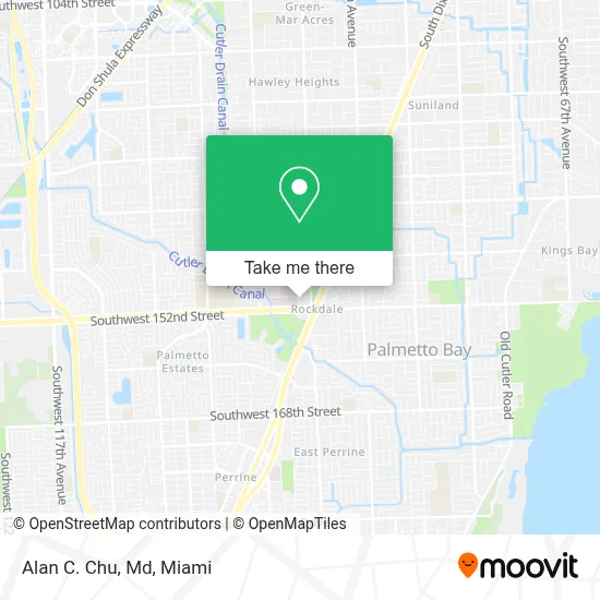Alan C. Chu, Md map