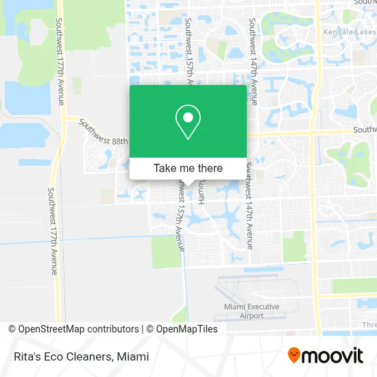 Rita's Eco Cleaners map