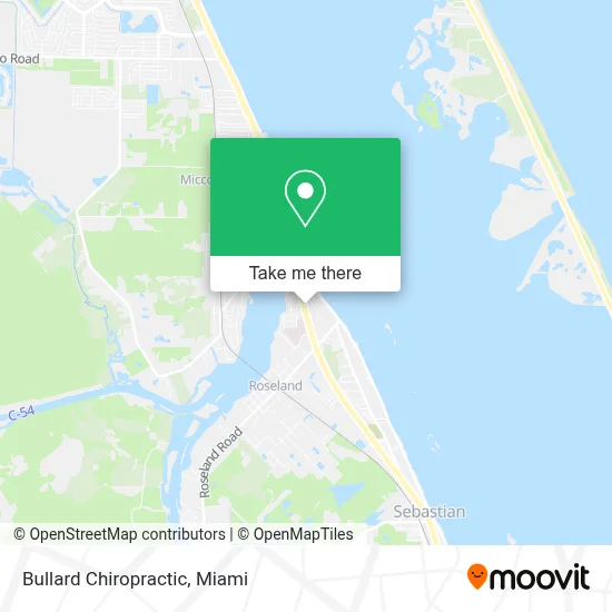 Bullard Chiropractic map