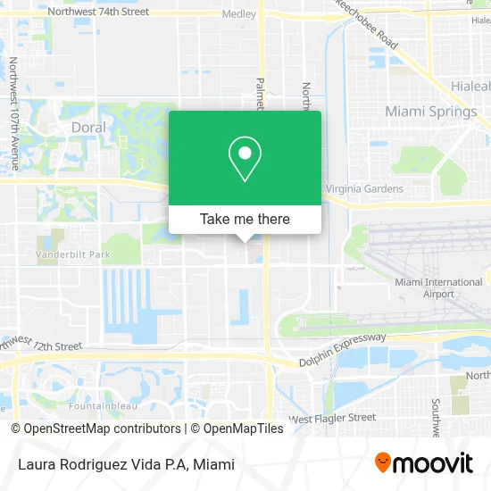 Laura Rodriguez Vida P.A map