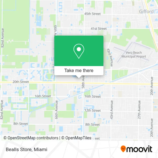 Bealls Store map